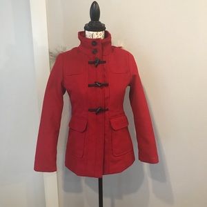 London Fog hooded pea coat (girls)